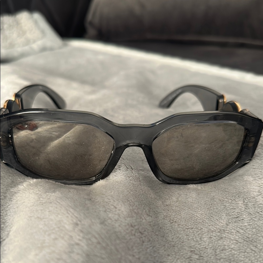 Versace dark blue and Gold Women's Glasses